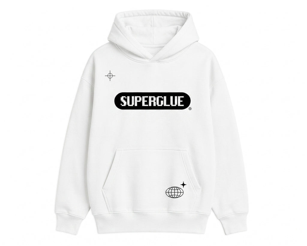 Superglue Hoodie White
