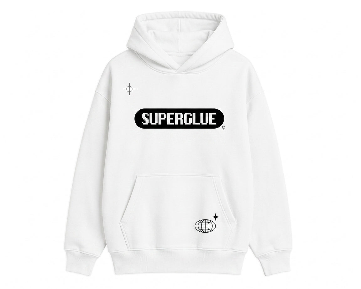 Superglue Hoodie White