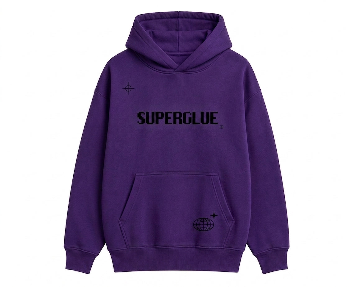 Superglue Hoodie Purple