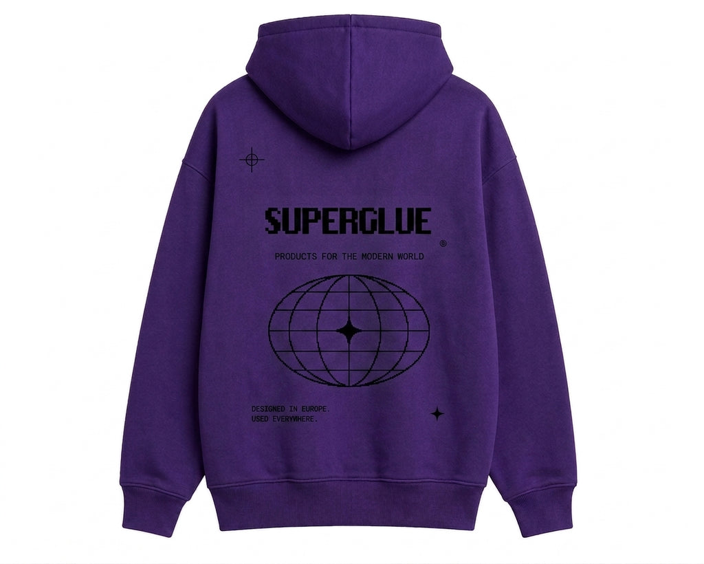 Superglue Hoodie Purple